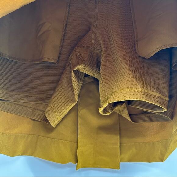 Athleta Vienna Jupe Cargo Skort in Brass Yellow Size 16 Plus NEW - Picture 5 of 10